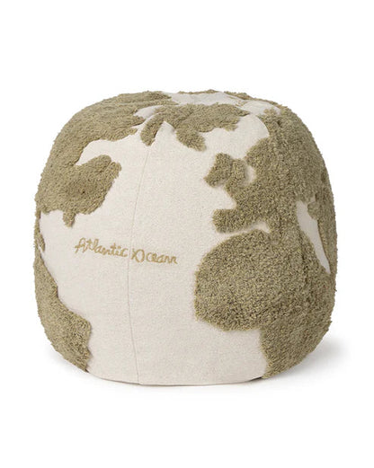 Rugcycled, Pouf, World Map