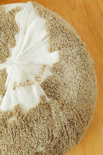 Rugcycled, Pouf, World Map