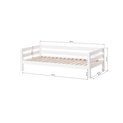 Hoppekids, ECO Luxury, Juniorisänky, 90x200 cm, White