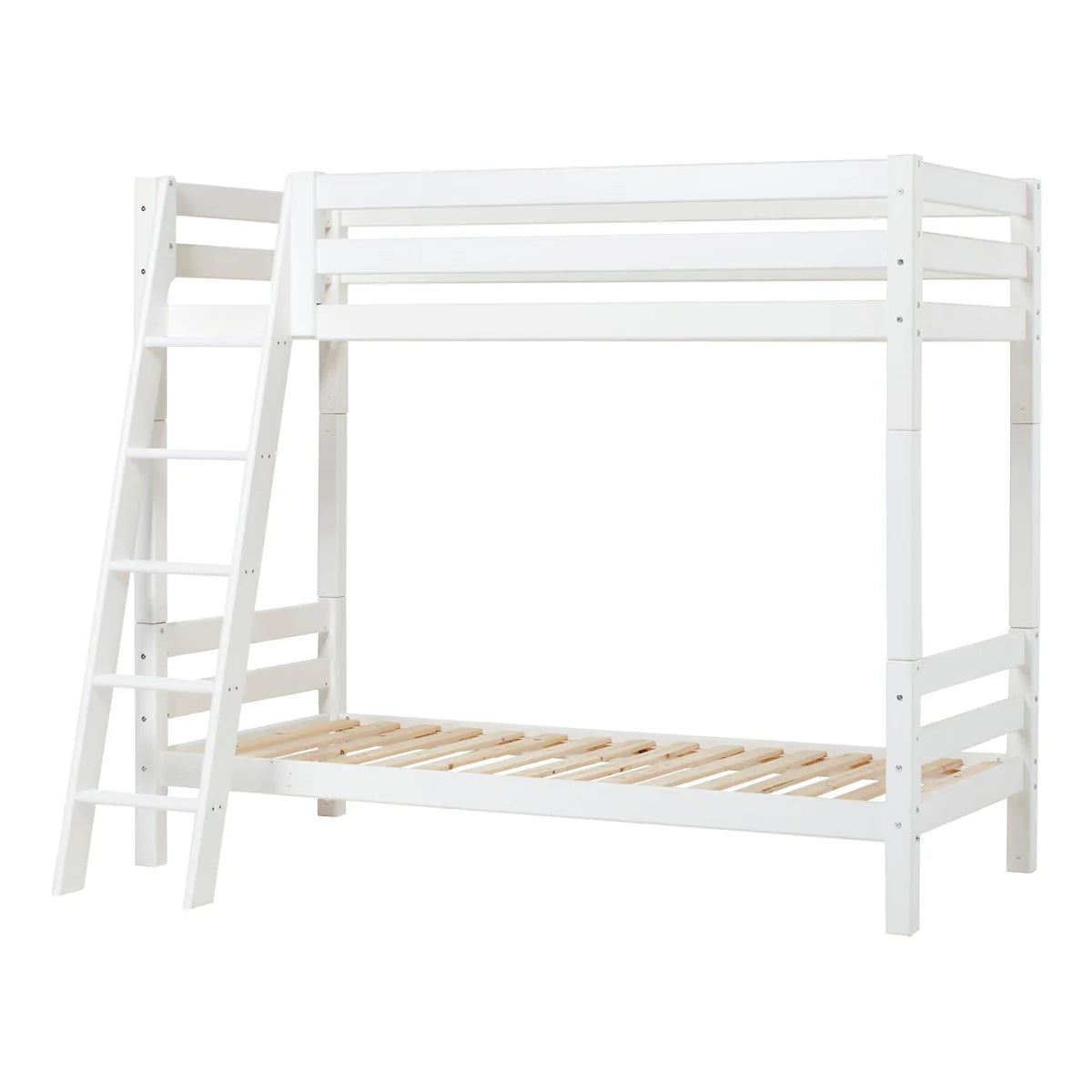 Hoppekids, ECO Luxury, Korkea Kerrossänky (Muunneltava) 90x200 cm, White