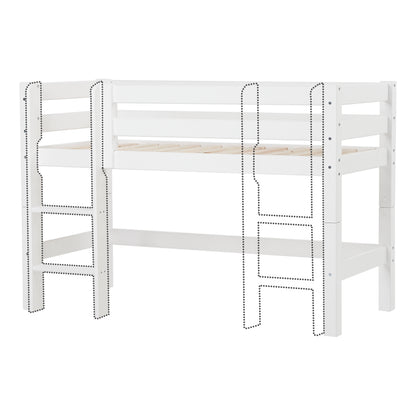 Hoppekids, ECO Luxury, Loft bed 70x160 cm, White