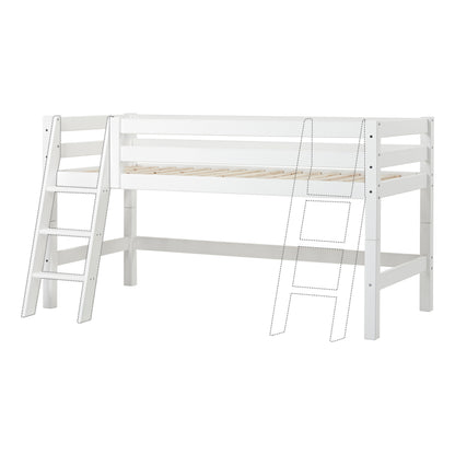 Hoppekids, ECO Luxury, Loft bed 70x160 cm, White