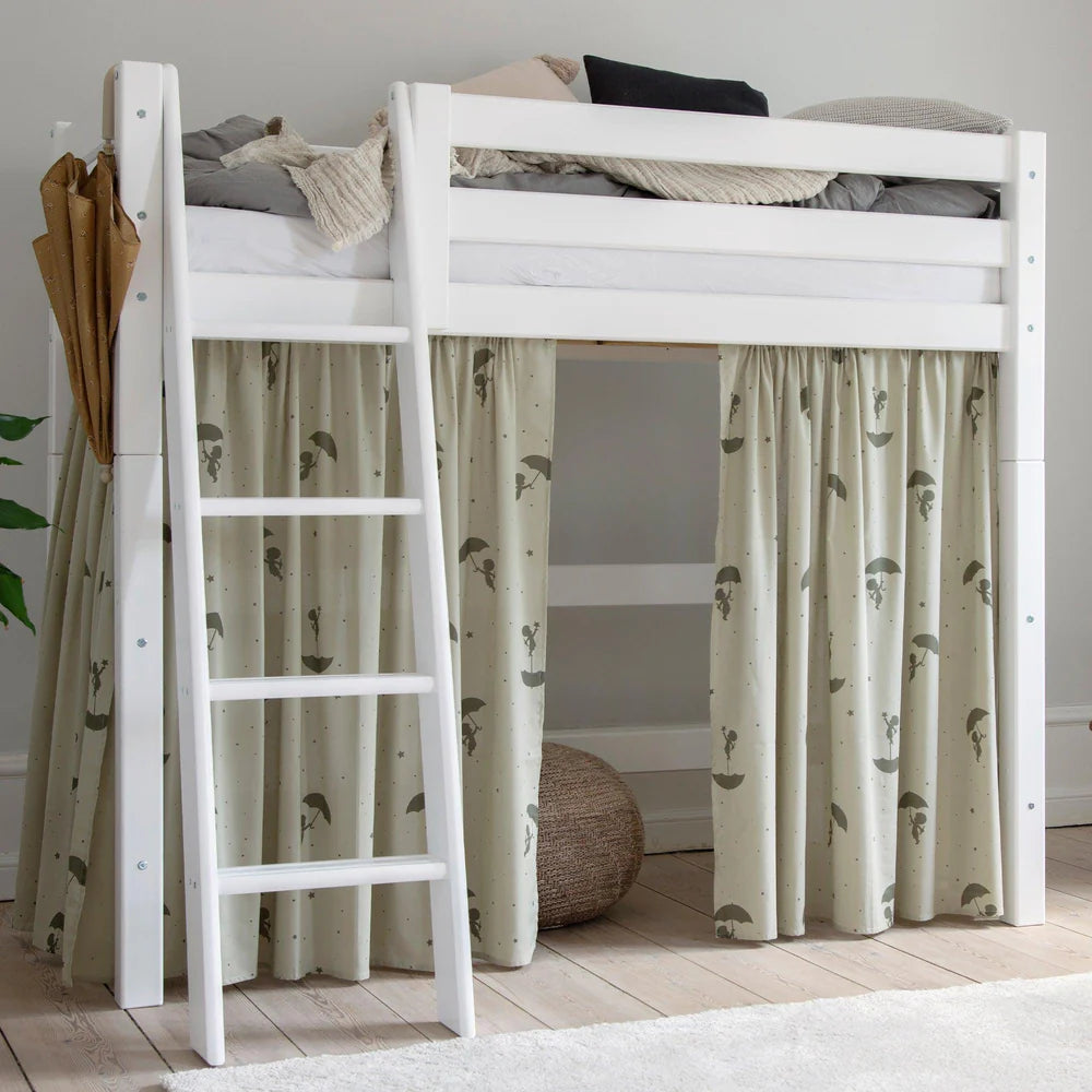 Hoppekids, ECO Luxury, Loft Sänky 70x160 cm, White