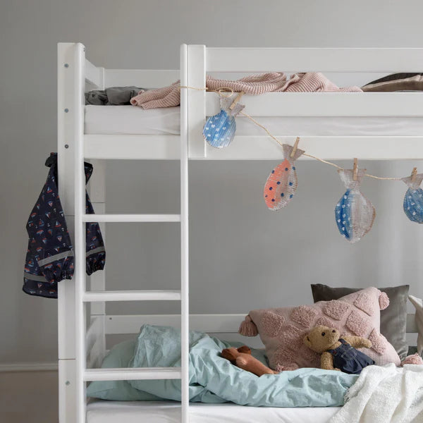 Hoppekids, ECO Luxury, Korkea Kerrossänky (Muunneltava) 90x200 cm, White