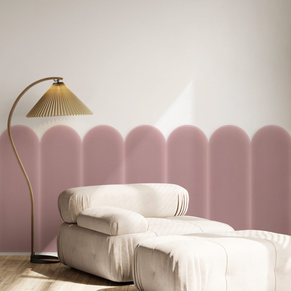 Magic Velvet, Seinäpaneeli 60X20cm, Pink
