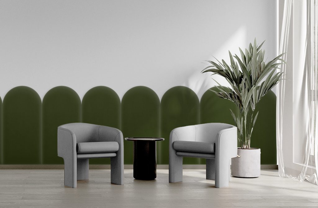 Magic Velvet, Wall Panel 60X30cm, Khaki