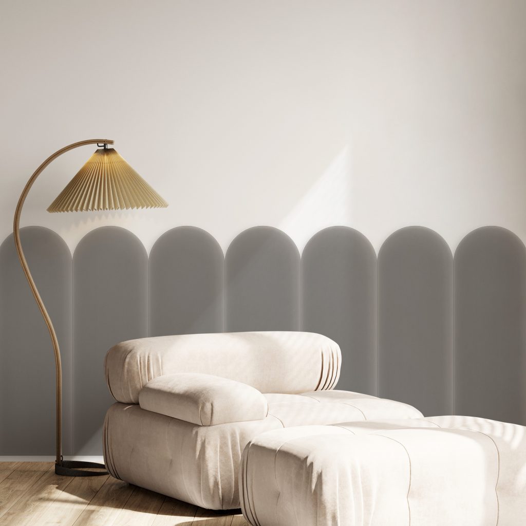 Magic Velvet, Seinäpaneeli 60X20cm, Grey
