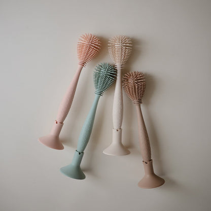 Mushie, Silikoninen Pesuharja Pulloille, Cambridge Blue