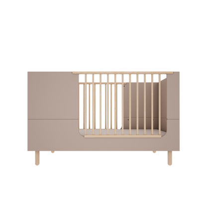 Wood Luck Design, Pinnasänky & Juniorisänky 2 IN 1, 70x140 cm, Truffle