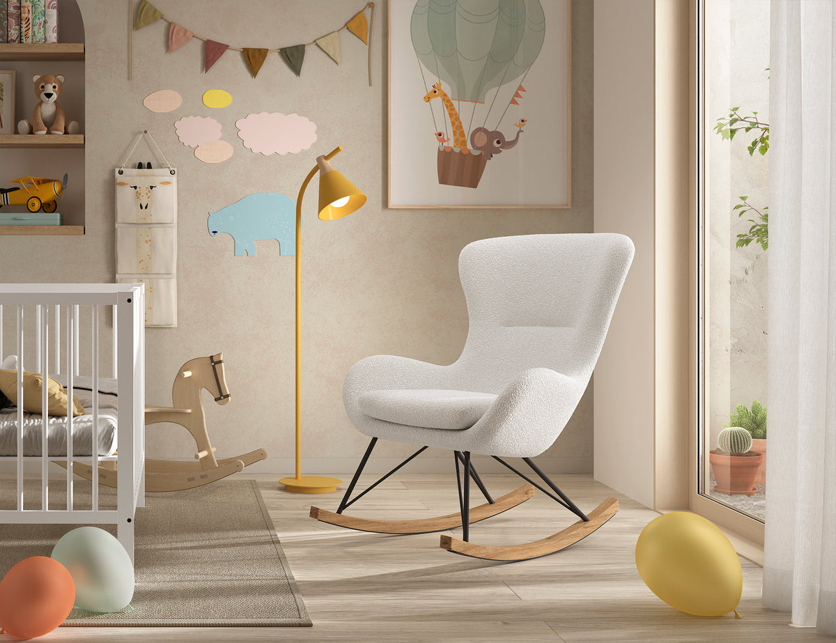 Vipack, Rocky Rocking chair, Boucle White