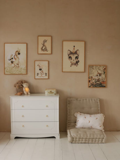 Bellamy, Royal, Lipasto 3-laatikkoa, White