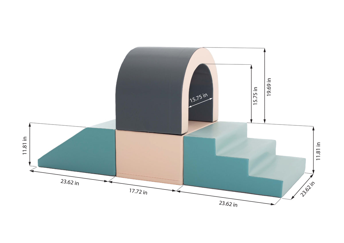 Igloo, Lekmodul, Tunnel, Ljus pastell