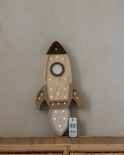 Little Lights Night Light, Rocket, 2 colors