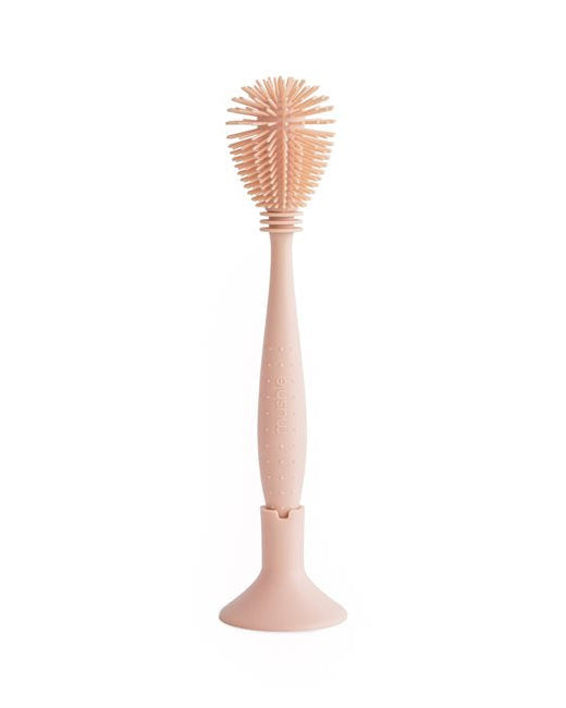 Mushie, Silikoninen Pesuharja Pulloille, Blush