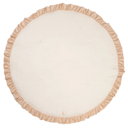 Moi Mili Leikkimatto, Velvet With Frill "Caramel"
