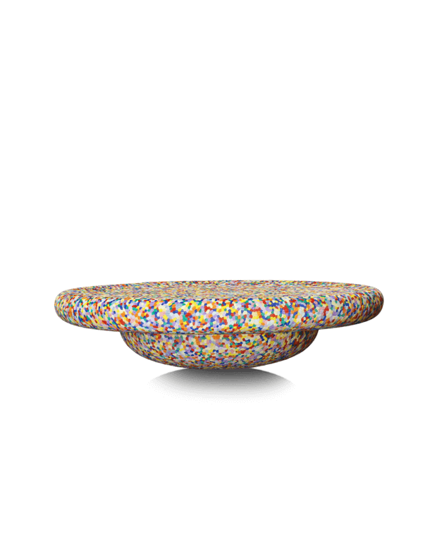 Stapelstein, Rainbow 6 kpl Setti + Balance Board, Super Confetti Pastel