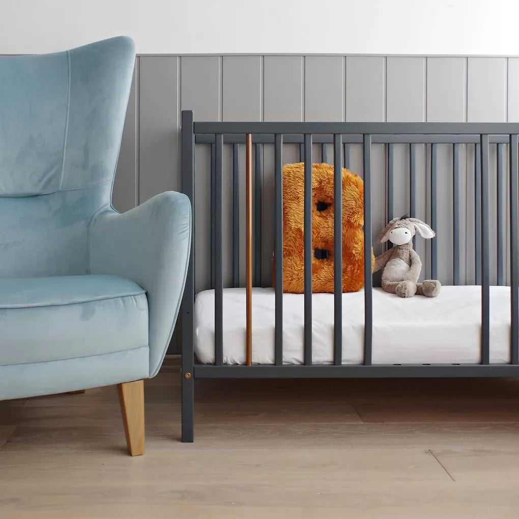 Woodies, Cot Star Dust 60x120 cm, Anthracite