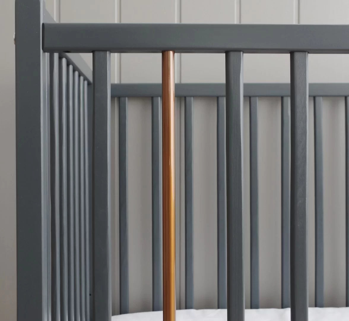 Woodies, Cot Star Dust 60x120 cm, Anthracite