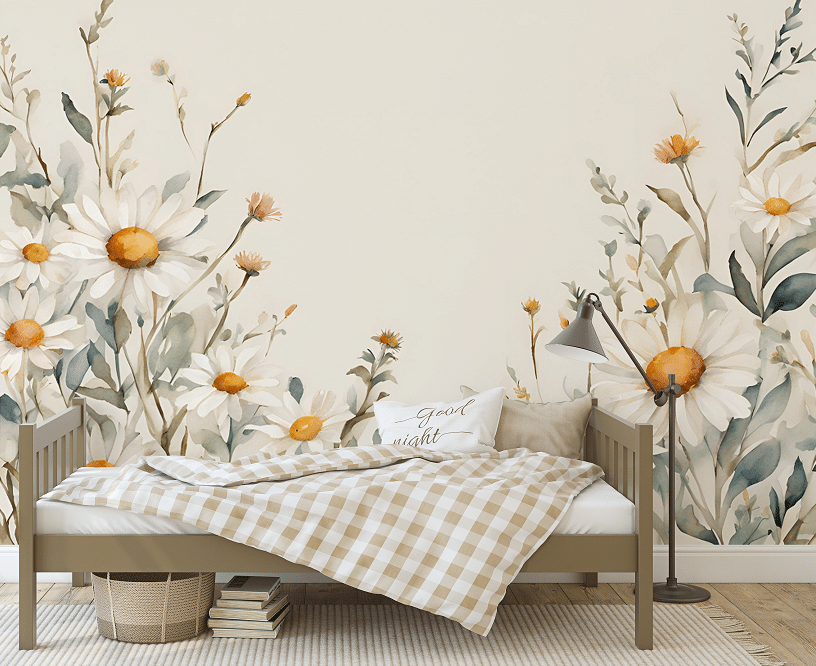 Photo wallpaper, Daisies
