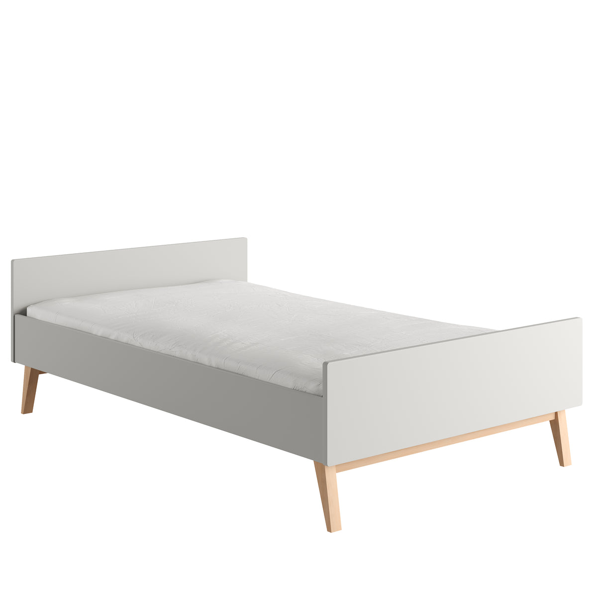 Pinio, Swing Bed 90x200, White