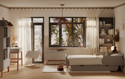 Pinio, Swing Sänky 90x200 cm tai 120x200 cm, Grey