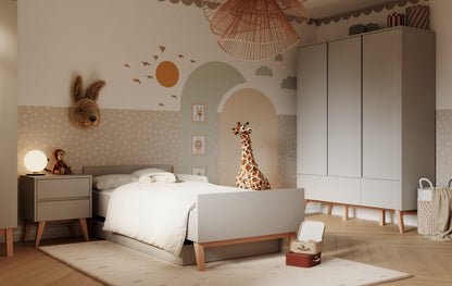 Pinio, Swing Sänky 90x200 cm tai 120x200 cm, Grey