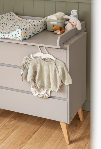 Pinio, Swing Chest of 3 drawers, Grey