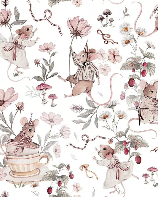 Mouse White, Tapetti