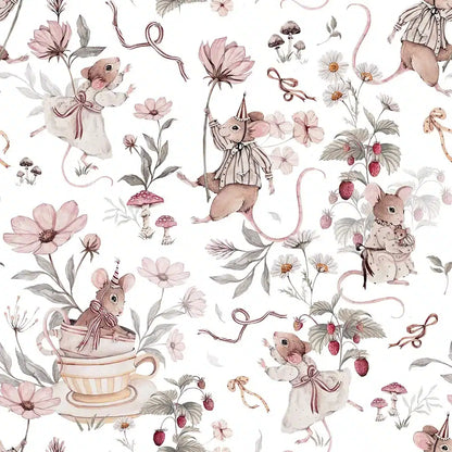 Mouse White, Wallpaper