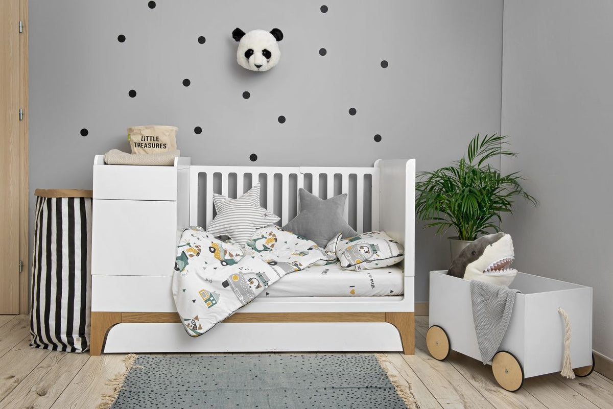 Bellamy, UP! Muunneltava Pinnasänky 5-in-1, White