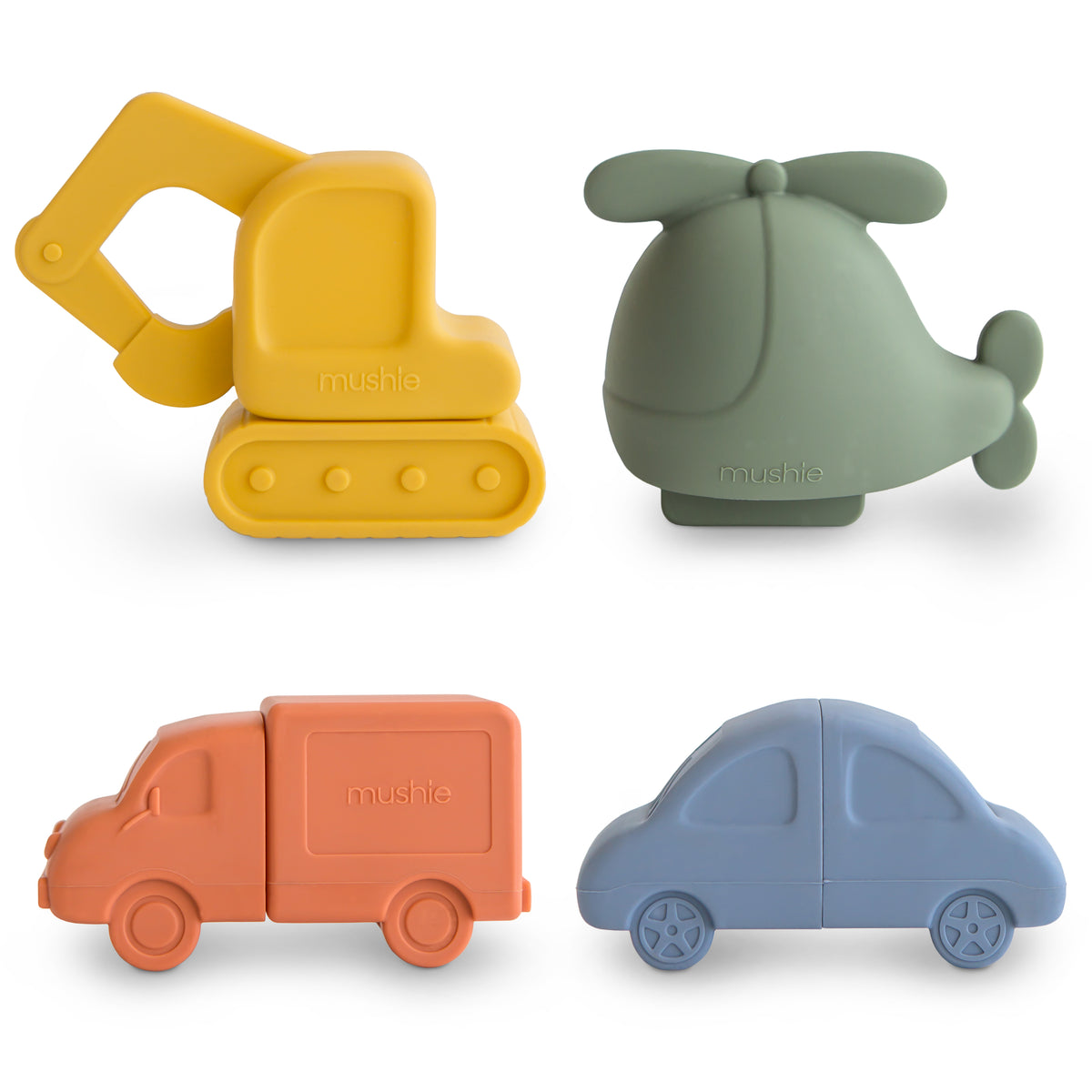 Mushie, Silikoninen Kylpylelu, Vehicles
