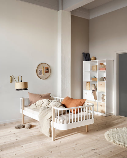 Oliver Furniture, Wood Original, Sohvasänky 90x200, White/Oak