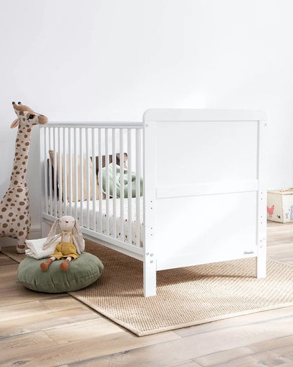 Woodies, Pinnasänky 2 IN 1 Classic Cot Bed 70x140 cm, White