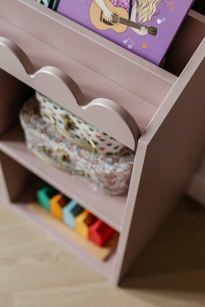 Book Nook, Montessori Kirjahylly, Vintage Rose
