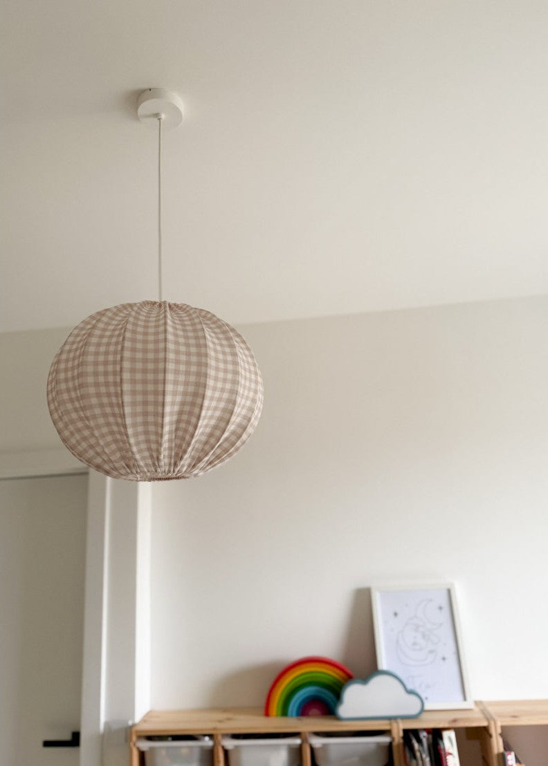 Lampunvarjostin, Pumpkin, Muslin Cream