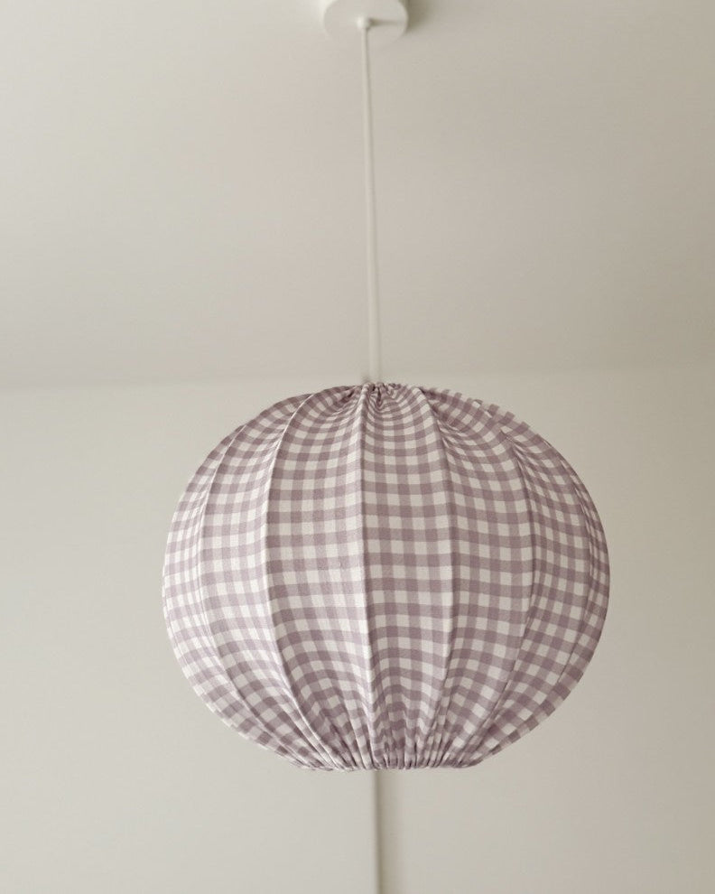 Lampunvarjostin, Pumpkin, Muslin Lilac