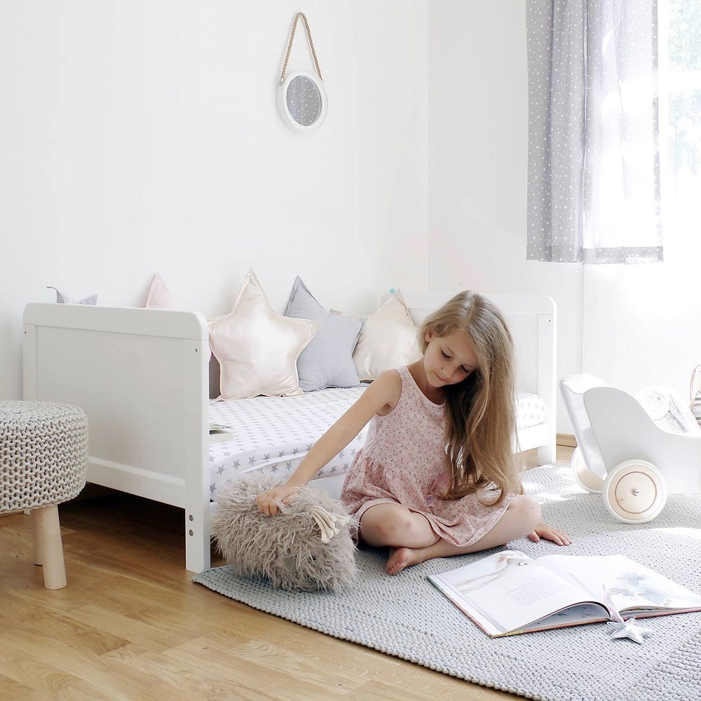 Woodies, Pinnasänky 2 IN 1 Classic Cot Bed 70x140 cm, White