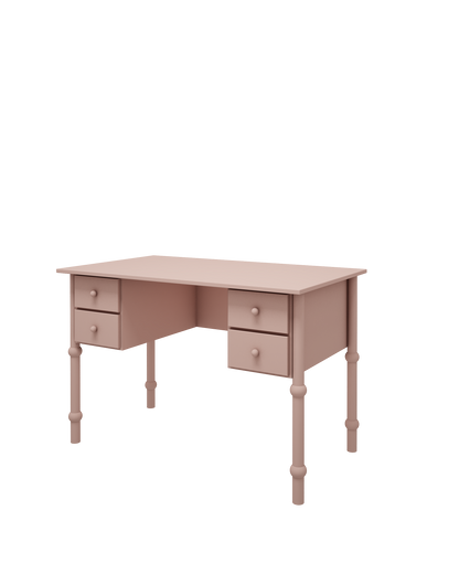 Wood Luck Design, Kirjoituspöytä, Babushka Natural Pink