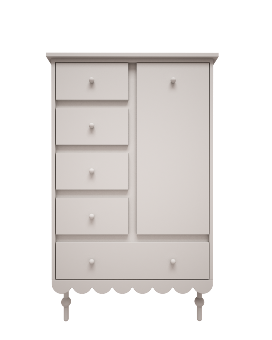 Wood Luck Design, Lipasto Tall, Babushka White