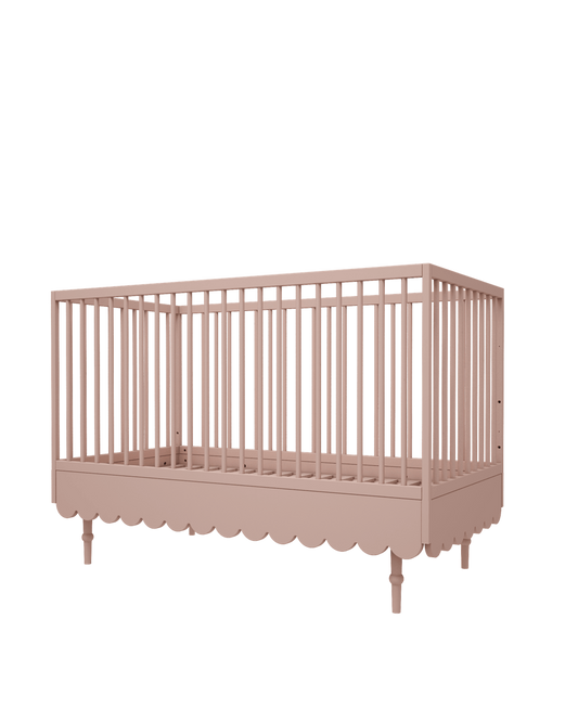 Wood Luck Design, Pinnasänky & Juniorisänky 2 IN 1, 70x140 cm, Babushka Natural Pink