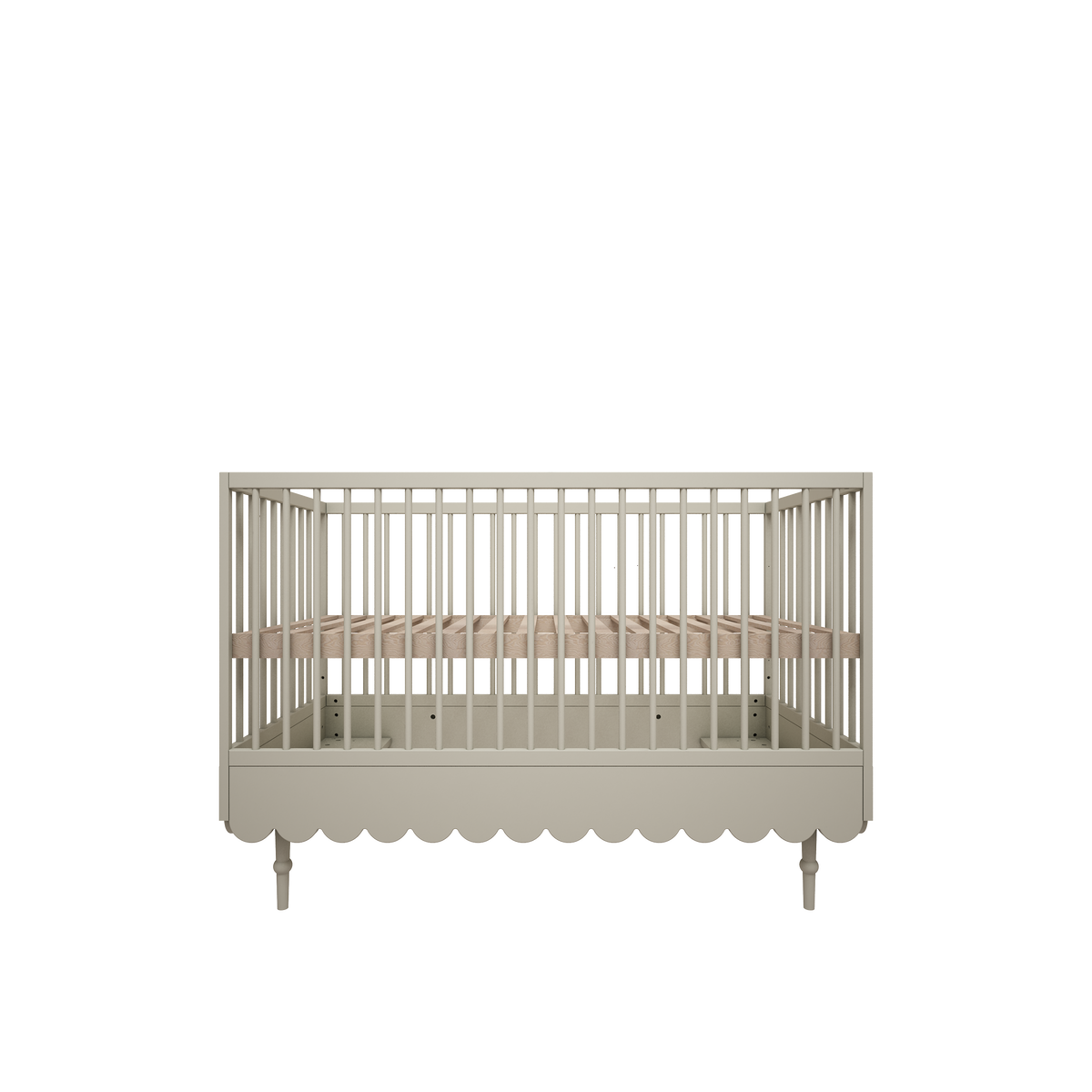 Wood Luck Design, Pinnasänky & Juniorisänky 2 IN 1, 70x140 cm, Babushka Olive
