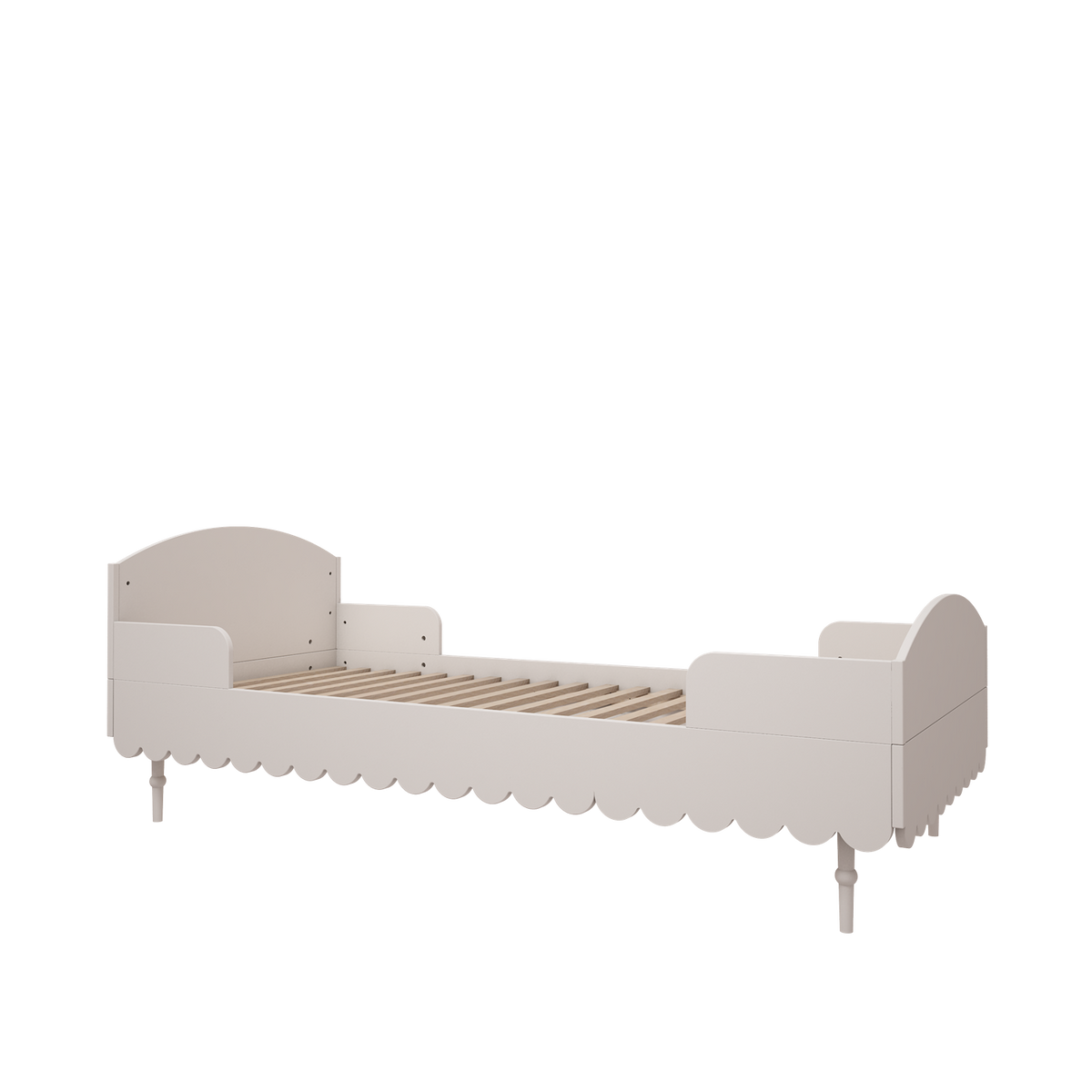 Wood Luck Design, Bed 90x200, Babushka White