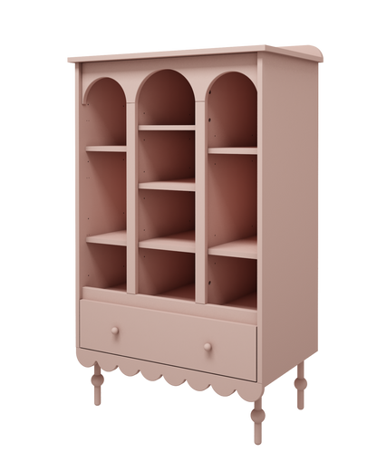Wood Luck Design, Kirjahylly, Babushka Natural Pink