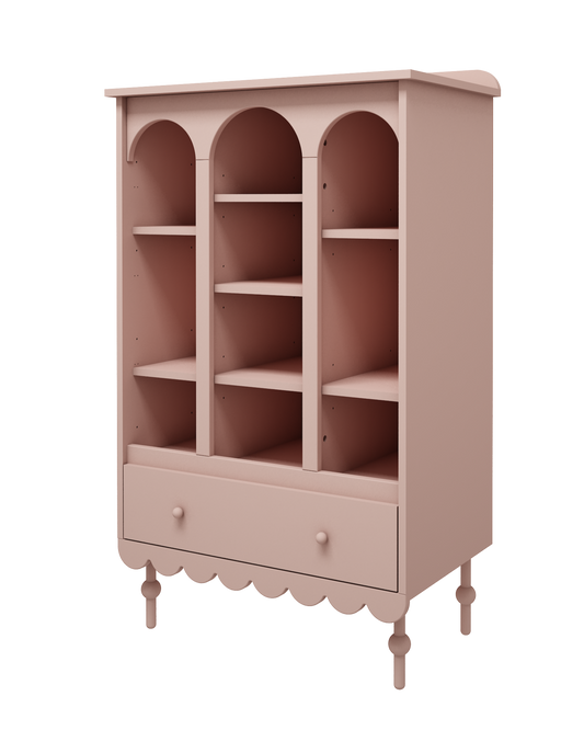 Wood Luck Design, Kirjahylly, Babushka Natural Pink