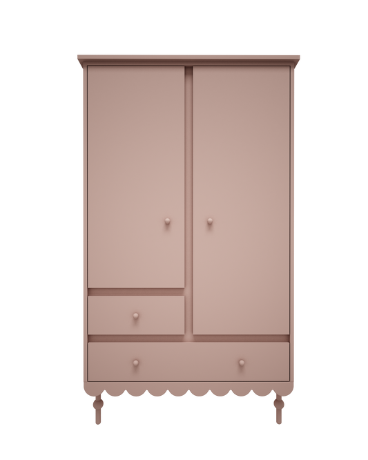 Wood Luck Design, Vaatekaappi, Babushka Natural Pink