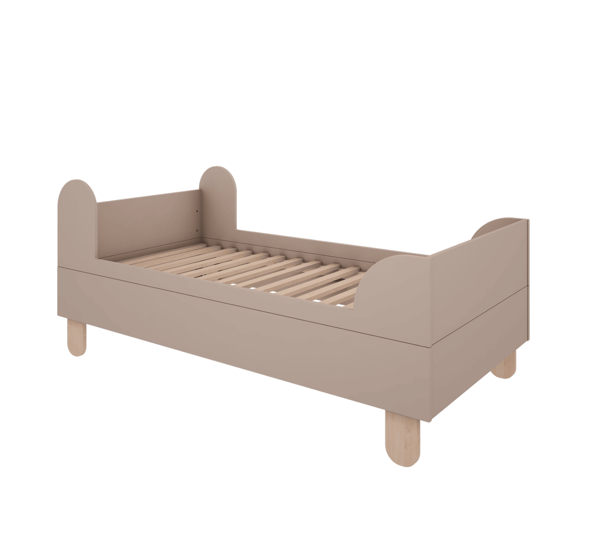 Wood Luck Design, Junior bed 80x160 cm, Basic Truffle