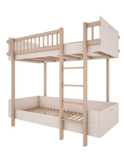 Wood Luck Design, Bunk bed, Basic White