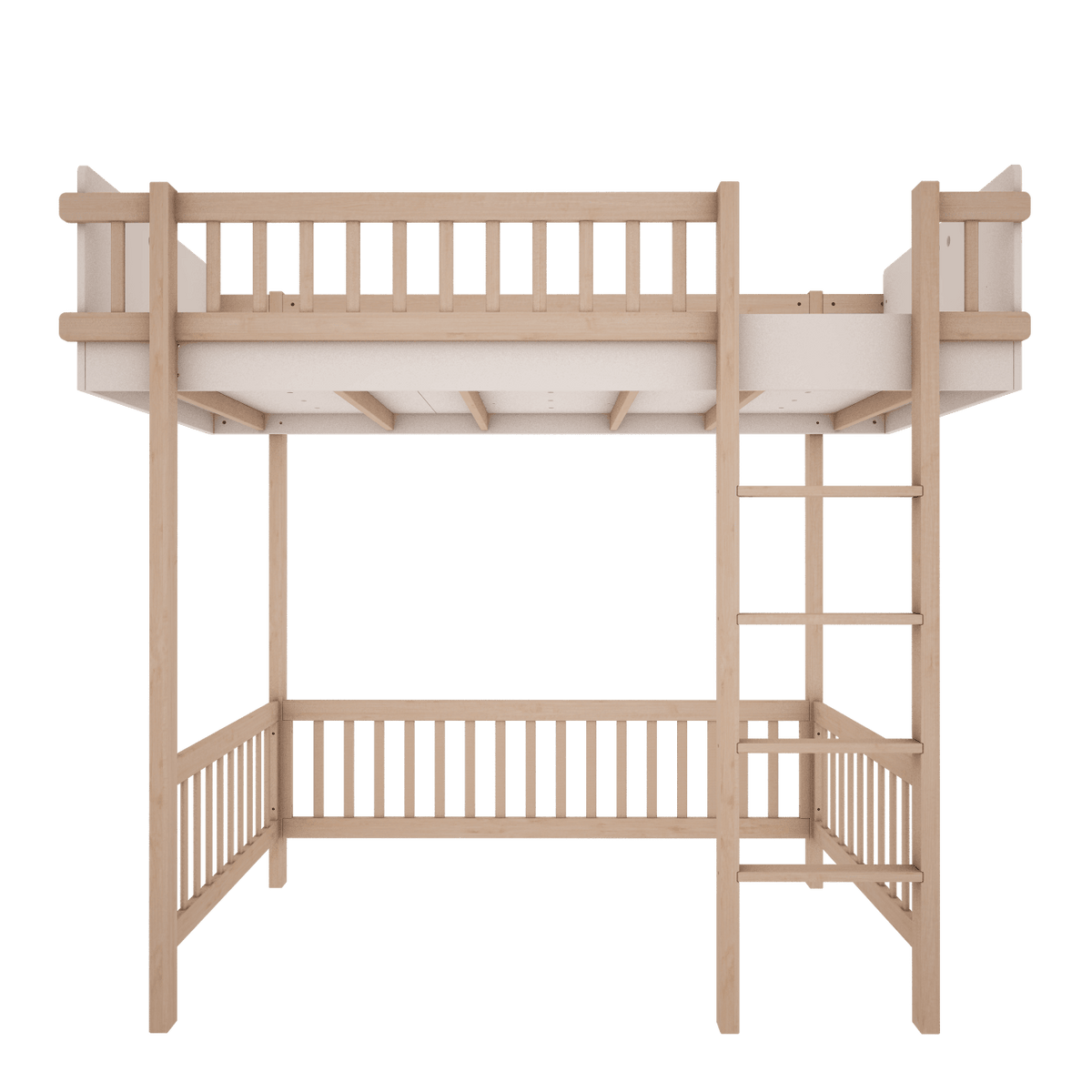 Wood Luck Design, Loft Sänky, Basic White