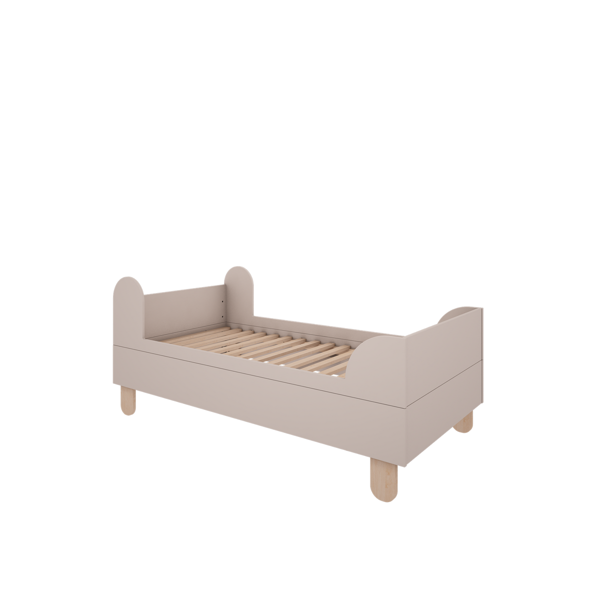 Wood Luck Design, Juniorisänky 80x160 cm, Basic Cashmere