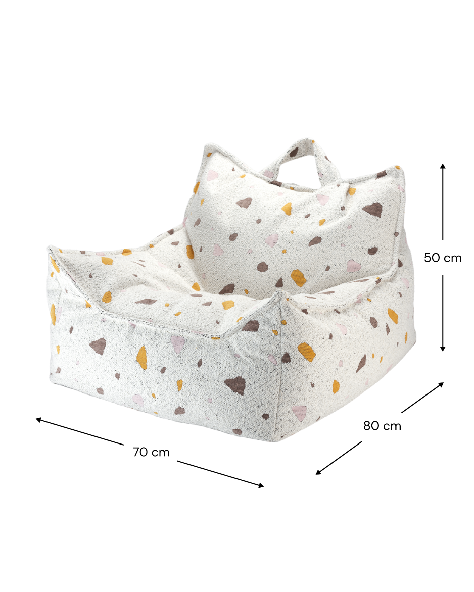 Wigiwama Säkkituoli, Terrazzo Marble